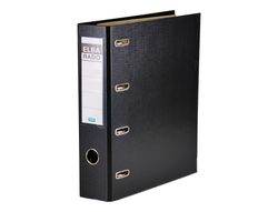 ELBA Archivador Doble Mecanismo de Palanca Rado Plast A4 Lomo 75mm Negro 100551851
