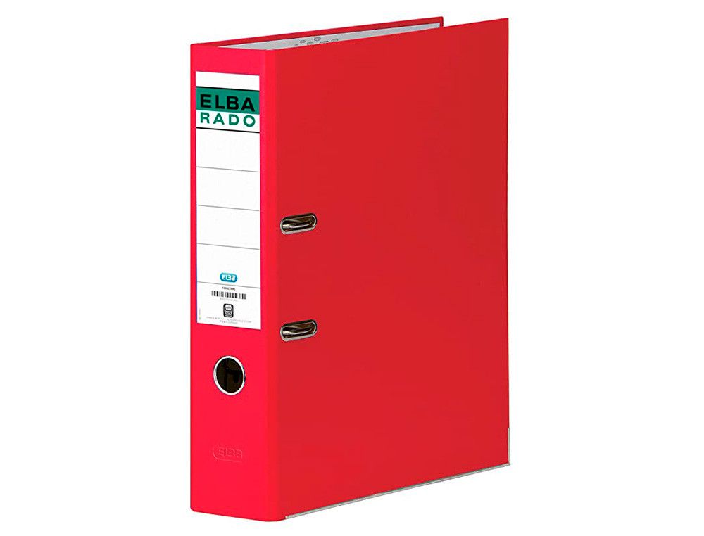 ELBA Archivador palanca Rado-Chic Folio Lomo 80mm Rojo 100022673