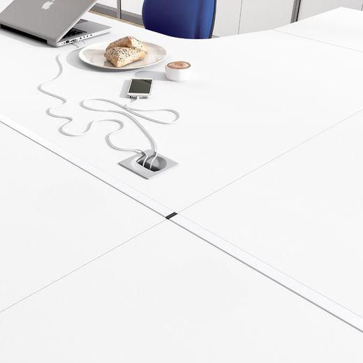 Embellecedor 160 Mesa 2203 Blanco