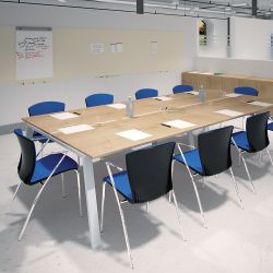 Embellecedor 180 Mesa Tablero Cristal 2202 Blanco