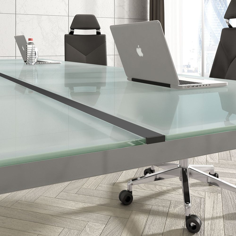 Embellecedor 180 Mesa Tablero Cristal 2204 Antracita