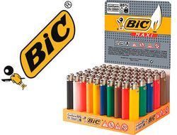 Encendedor bic maxi j26 expositor de 50 unidades colores surtidos