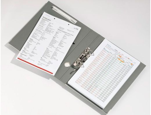 Encuadernador fastener durable flexifix plastico autoadhesivo 38x158 mm color blanco