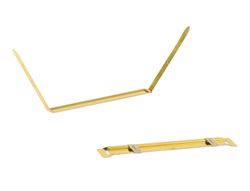 Encuadernador Fastener Q-Connect Dorado Caja de 100