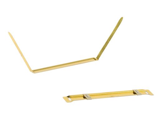 Encuadernador Fastener Q-Connect Dorado Caja de 100