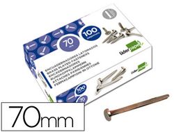 Encuadernadores Liderpapel N.12 70 mm -Caja de 100 Niquelados