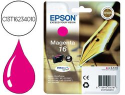 EPSON cartucho inkjet magenta DURABRITE 16 165P WF-20XX/25XX/26XX C13T16234012