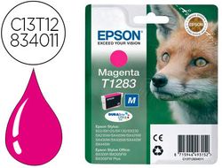 EPSON cartucho inyección magenta 3,5ml T128 Stylus BX305/S22/SX125/130/235/420/435/440 C13T12834012