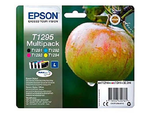 EPSON cartucho inyección pk-4 CMAN T129 Stylus B42WD/BX305/320/525/535/625 C13T12954012