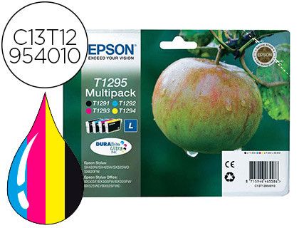 EPSON cartucho inyección pk-4 CMAN T129 Stylus B42WD/BX305/320/525/535/625 C13T12954012