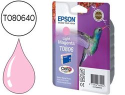 Epson Cartuchos inyeccion T0806 Magenta claro Blister C13T08064011