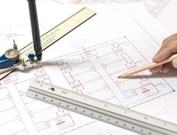 Escala liderpapel aluminio forma triangular con funda protectora longitud 30 cm 1:20 1:25/1:50/1:75/1:100/1:150