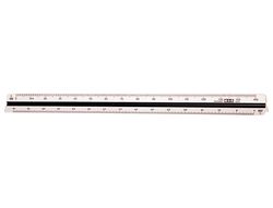 Escala Mor 1632.20 -1:100-200-250-300-400-500 -30 cm -Estuche Rigido Color