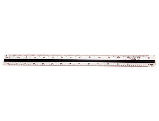 Escala Mor 1632.20 -1:100-200-250-300-400-500 -30 cm -Estuche Rigido Color