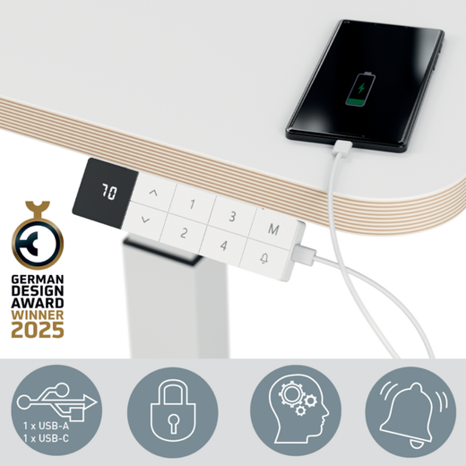 Escritorio compacto eléctrico Ergo Sit - Stand