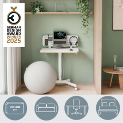 Escritorio compacto neumático Ergo Sit - Stand