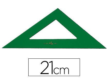Escuadra Faber 21 cm Plastico Verde