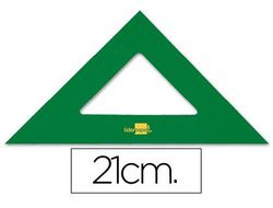 Escuadra Liderpapel 21 cm Acrilico Verde
