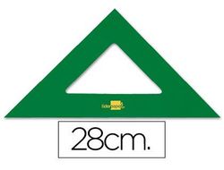 Escuadra Liderpapel 28 cm Acrilico Verde