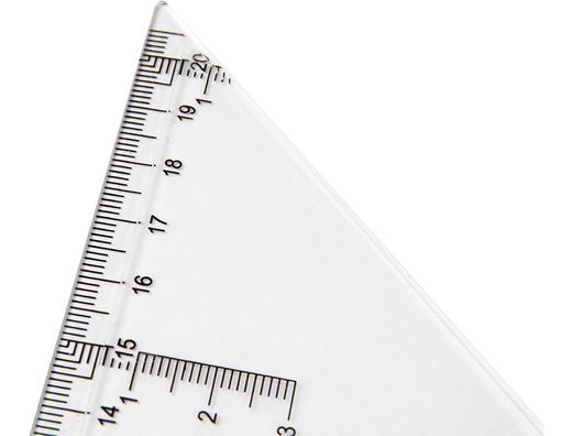 Escuadra Liderpapel 30 cm Plastico Cristal