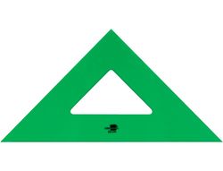 Escuadra Liderpapel 32 cm Acrilico Verde