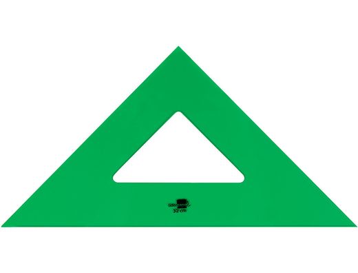 Escuadra Liderpapel 32 cm Acrilico Verde