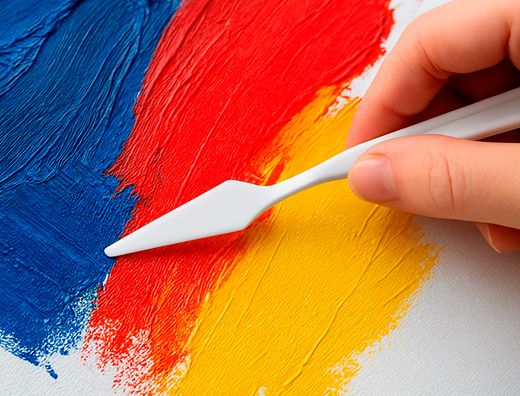Espatula para pintura liderpapel de plastico juego de 5 unidades tamańos surtidos