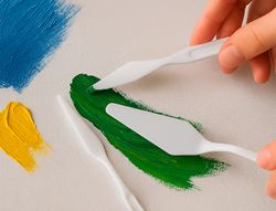 Espatula para pintura liderpapel de plastico juego de 5 unidades tamańos surtidos