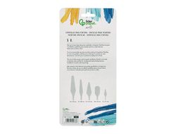 Espatula para pintura liderpapel metalica mango de madera juego de 5 unidades tamańos surtidos certificado