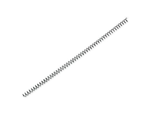 Espiral Metalico Yosan Negro Paso 64 5:1 6 mm Calibre 1,00 Mm