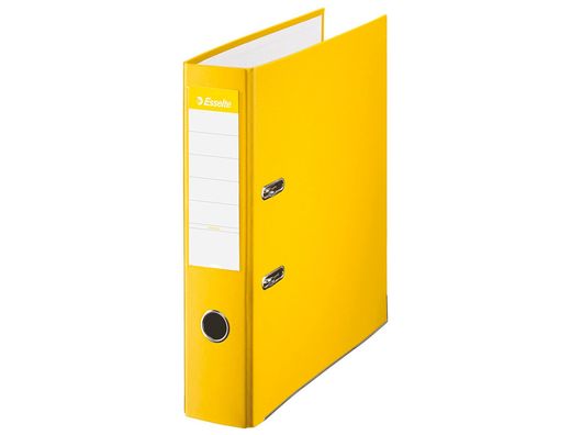 ESSELTE Archivador Palanca Folio Lomo 75mm Amarillo 42324
