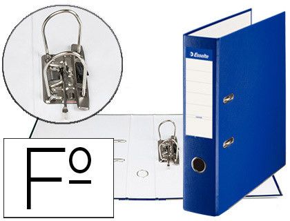 ESSELTE Archivador Palanca Folio Lomo 75mm Azul 42303