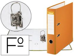 ESSELTE Archivador Palanca Folio Lomo 75mm Naranja 42323