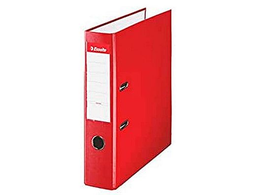 ESSELTE Archivador Palanca Folio Lomo 75mm Rojo 42301