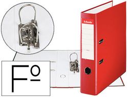 ESSELTE Archivador Palanca Folio Lomo 75mm Rojo 42301