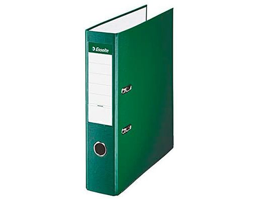 ESSELTE Archivador Palanca Folio Lomo 75mm Verde 42302