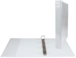 ESSELTE Carpeta anillas Gama Plus A4+ 4 anillas 25 mm Blanco BL1440
