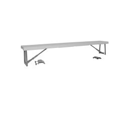 Estante superior Top-Shelf para ser unido a la mesa XL180 184x30,5x31 cm