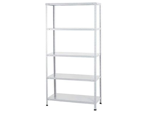 Estanteria metalica ar storage 180x90x40 cm 5 estantes 80 kg por estante color blanco