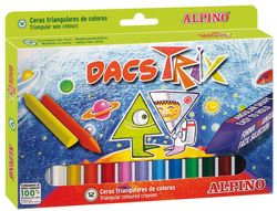 Estuche 12 ceras dacs trix colores variados Dacs