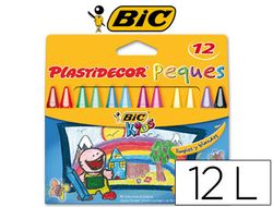 Estuche de 12 plastidecor PEQUES Triangulares de colores Bic