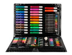 Estuche de pintura liderpapel plastico 86 piezas 34x23x3,2 cm