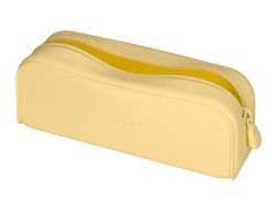Estuche portatodo antartik prisma silicona soft rectangular 185x50x75 mm color amarillo