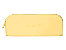 Estuche portatodo antartik prisma silicona soft rectangular 185x50x75 mm color amarillo