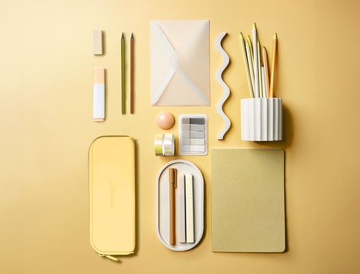 Estuche portatodo antartik prisma silicona soft rectangular 185x50x75 mm color amarillo