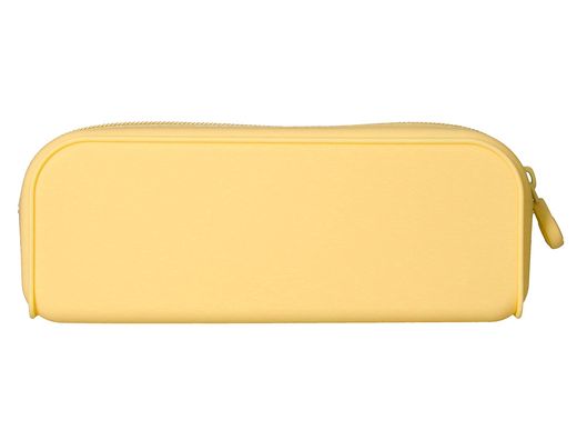 Estuche portatodo antartik prisma silicona soft rectangular 185x50x75 mm color amarillo