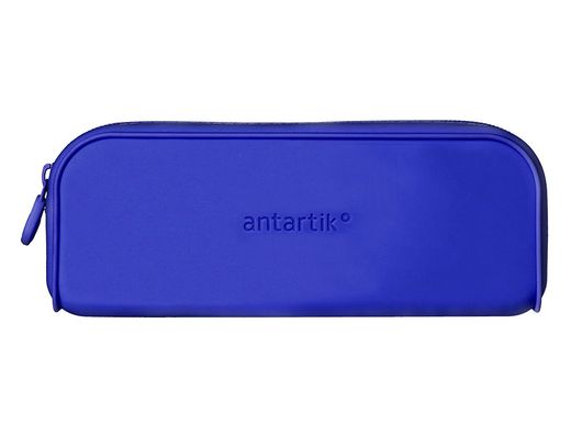 Estuche portatodo antartik prisma silicona soft rectangular 185x50x75 mm color azul oscuro