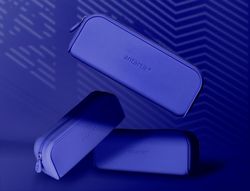 Estuche portatodo antartik prisma silicona soft rectangular 185x50x75 mm color azul oscuro