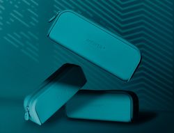 Estuche portatodo antartik prisma silicona soft rectangular 185x50x75 mm color turquesa