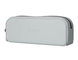 Estuche portatodo antartik prisma silicona soft rectangular 185x50x75 mm gris